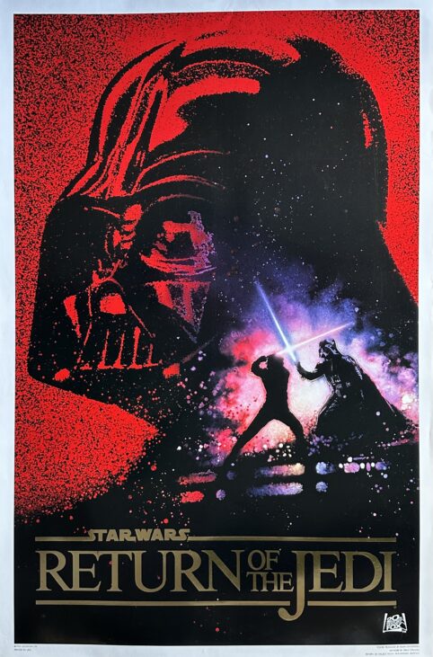 thumbnail image 2 of Star Wars Return Of The Jedi Movie Poster Print – 8.5x11, Vader & Luke – 1983 Original Style 2 of 6