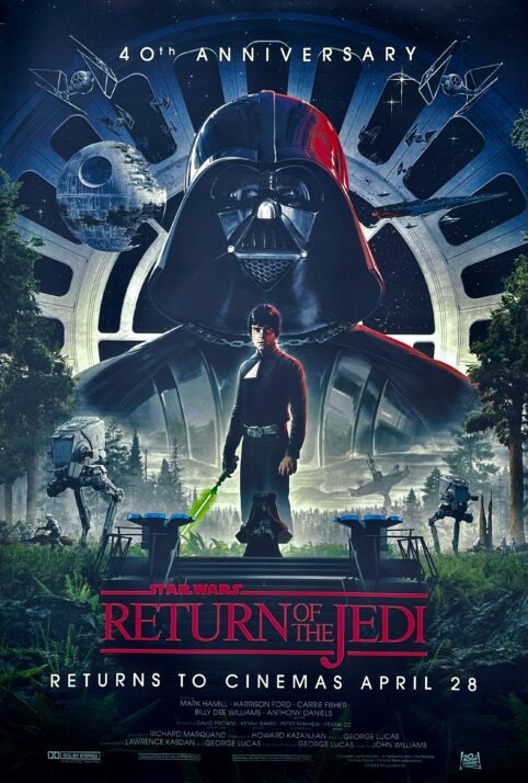 Star Wars Episode VI - Return of the Jedi 40th Anniversary Movie Poster