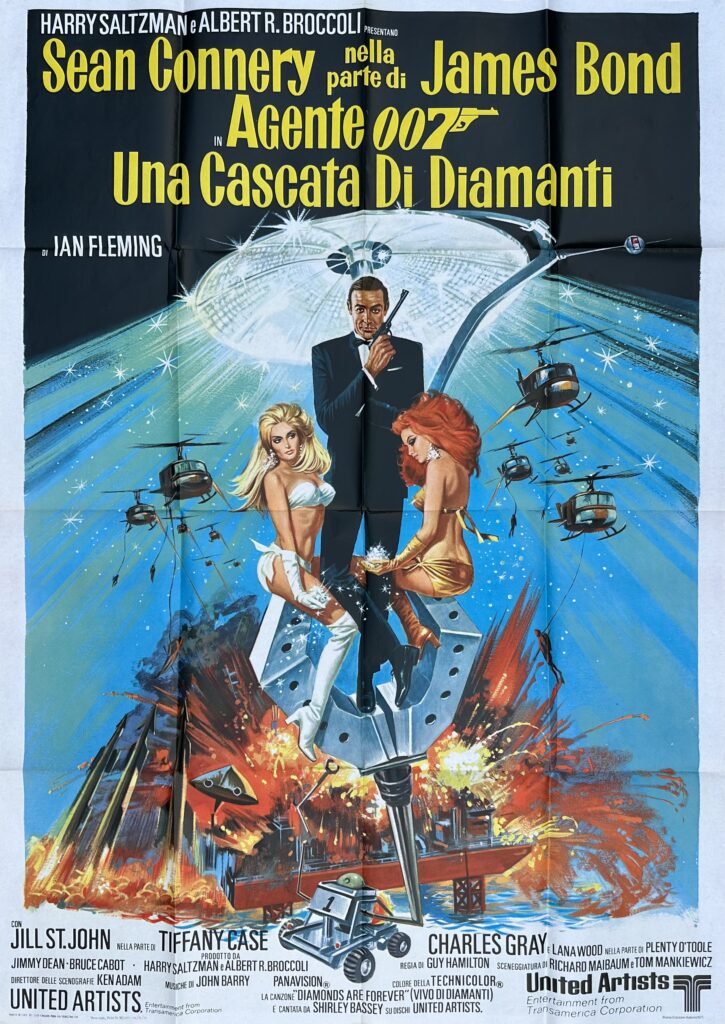 James Bond: Diamonds Are Forever Movie Poster