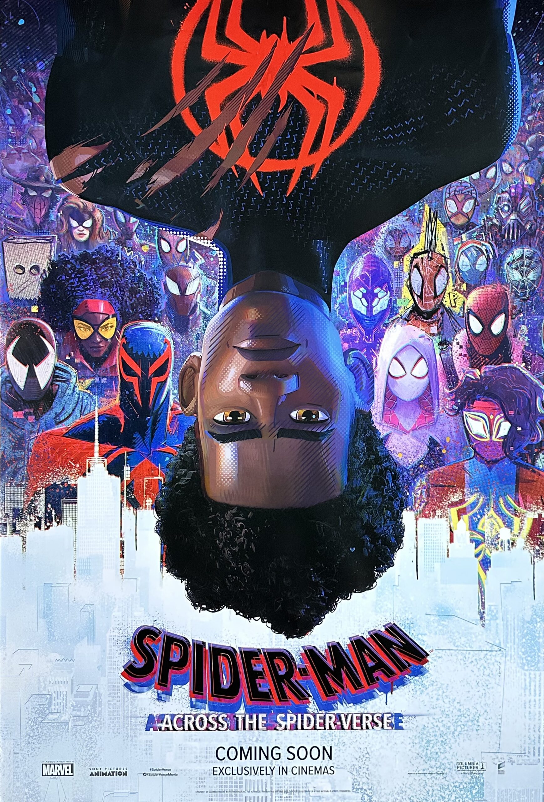 Original Spider Man Across The Spider Verse Movie Poster Original Spider Man Across The Spider Verse Movie Poster