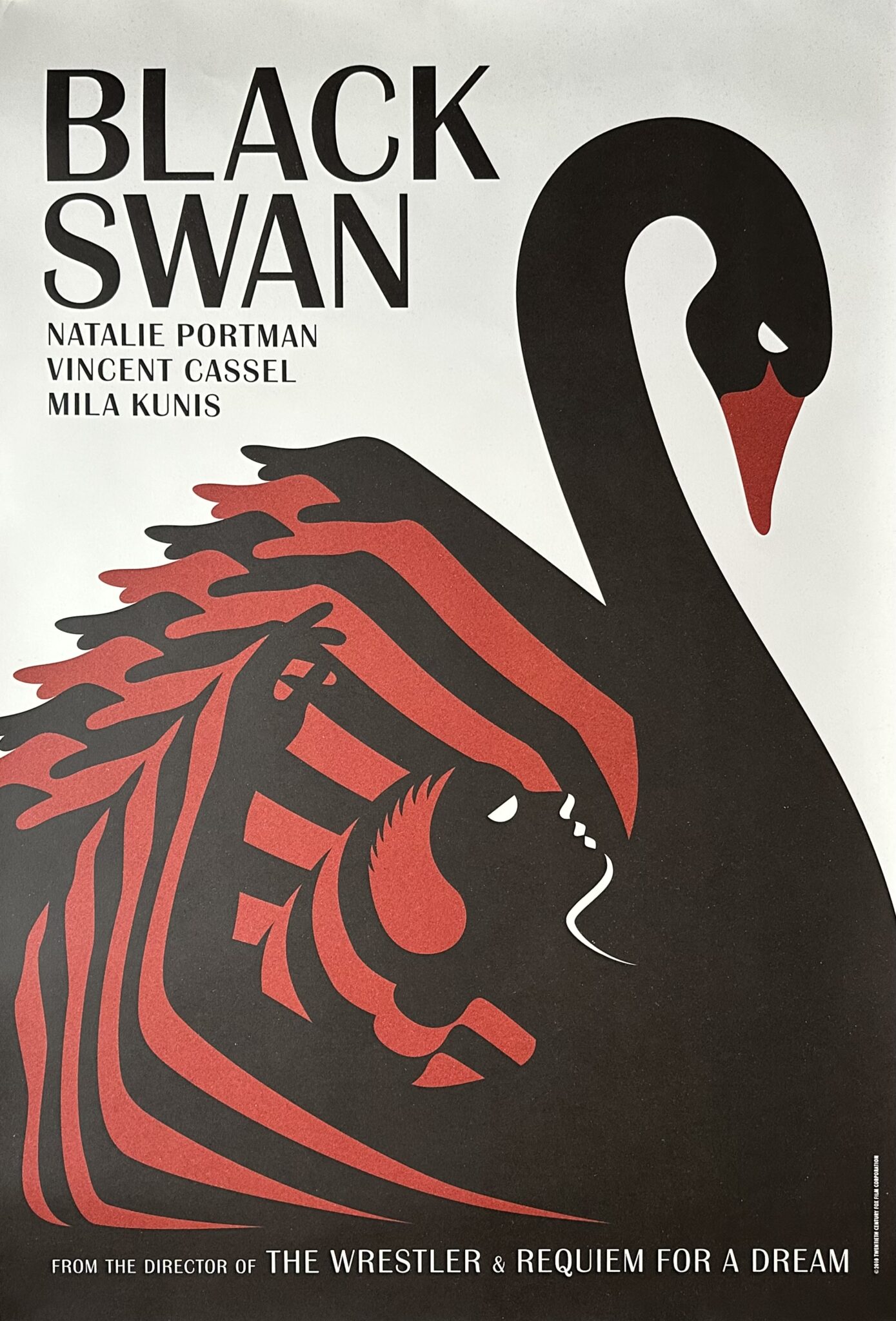 Original Black Swan Movie Poster - La Boca - Natalie Portman