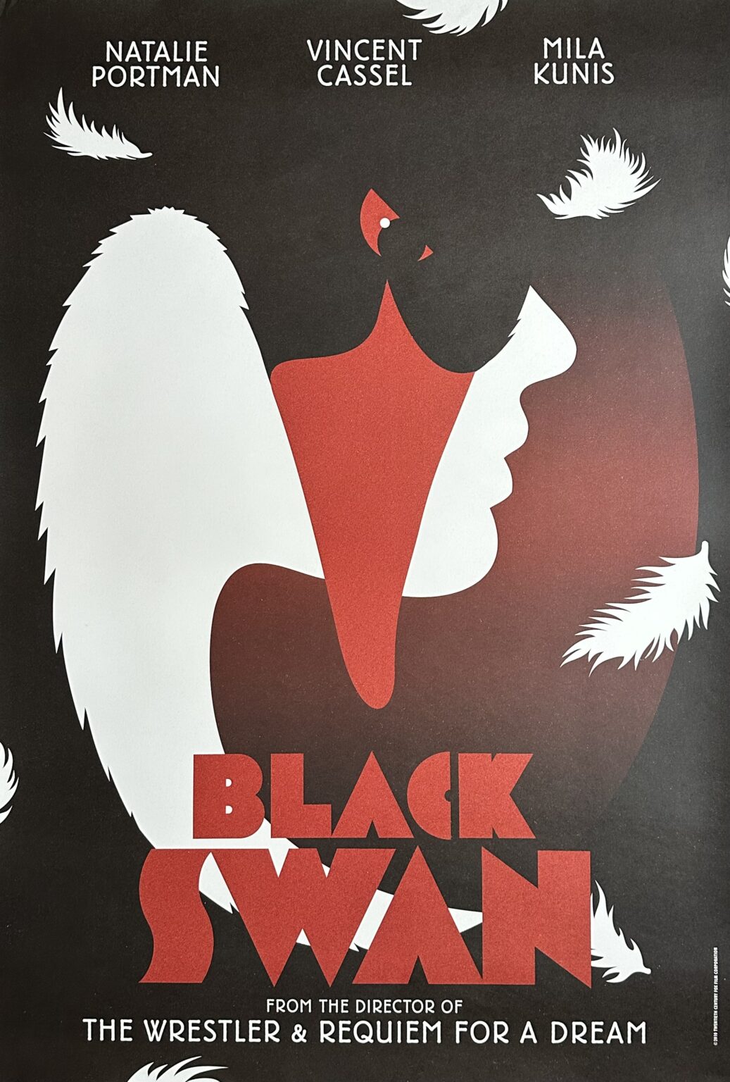Original Black Swan Movie Poster - La Boca - Natalie Portman