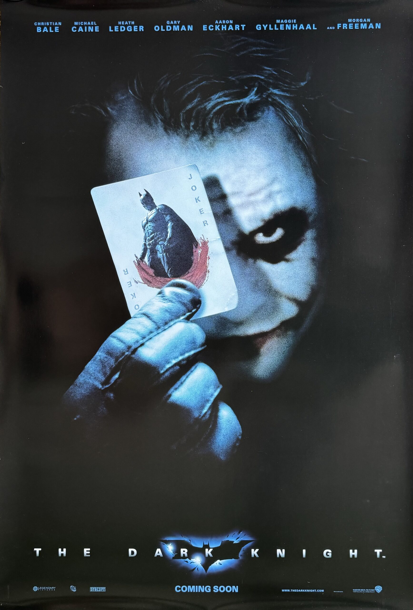 Original Batman The Dark Knight Movie Poster Christian Bale
