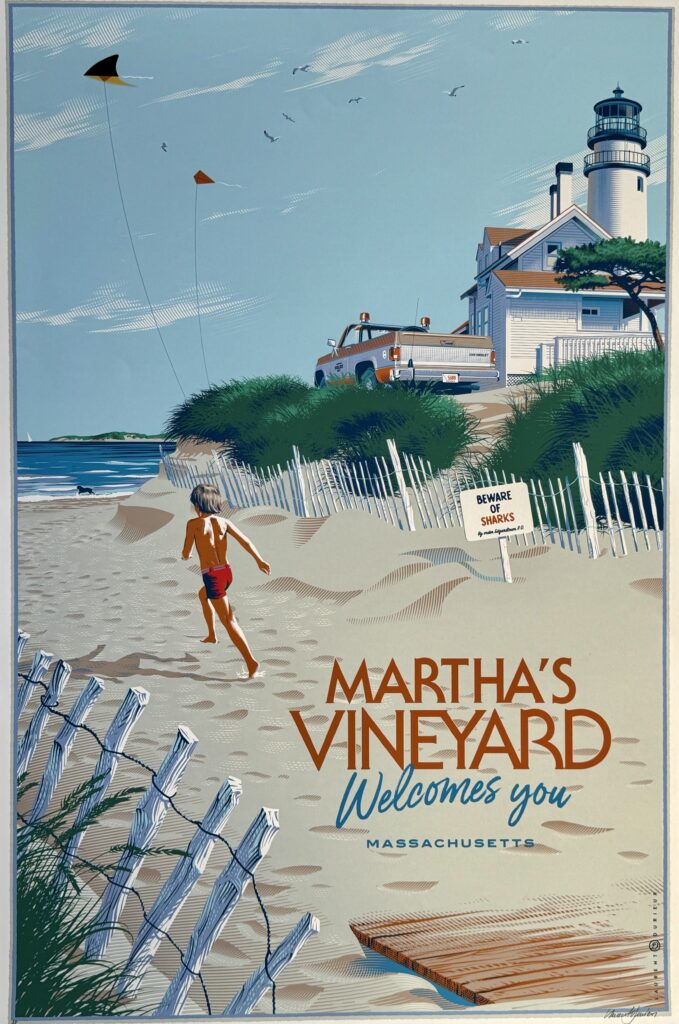 Jaws - Martha's Vineyard Welcomes You Alternative Movie Poster