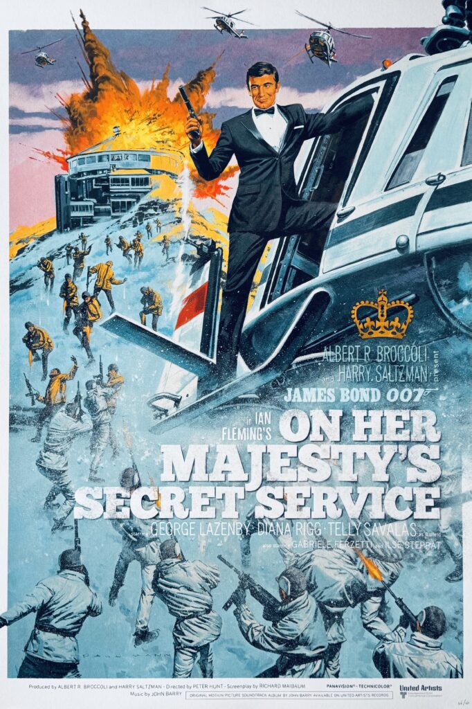 James Bond: On Her Majesty's Secret Service Alternative Movie Poster