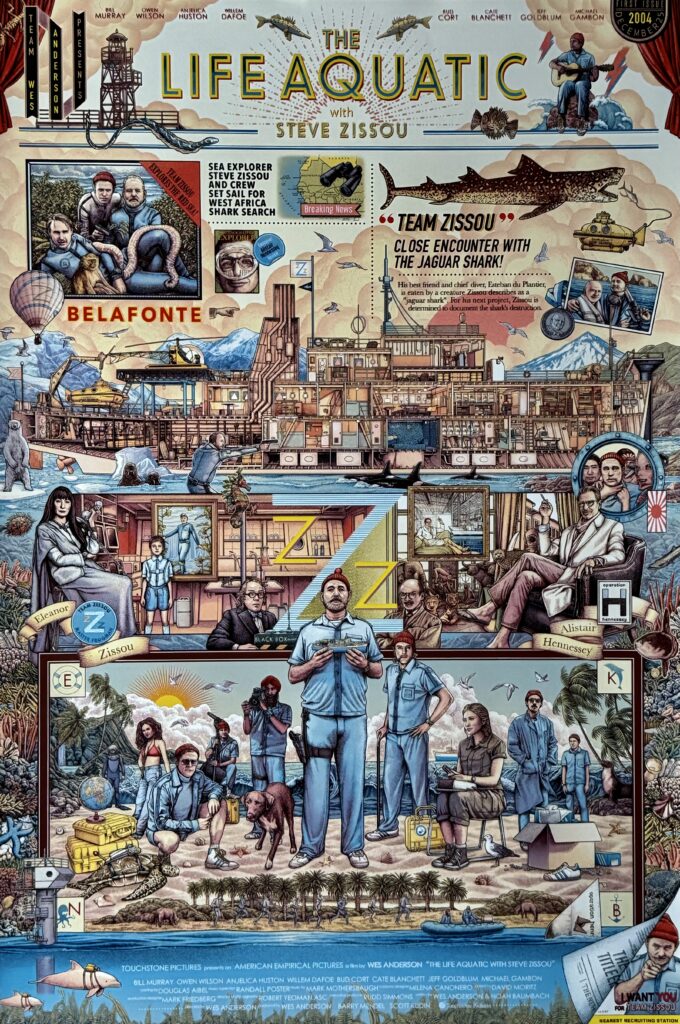 The Life Aquatic with Steve Zissou Alternative Movie Poster