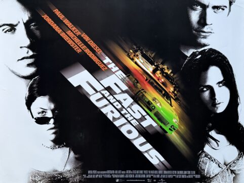 The Fast and the Furious Movie Poster