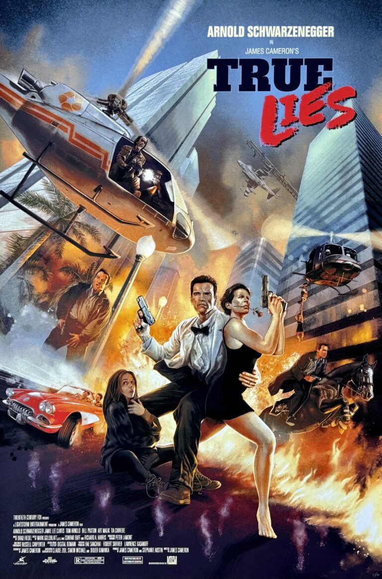 True Lies Alternative Movie Poster - Arnold Schwarzenegger