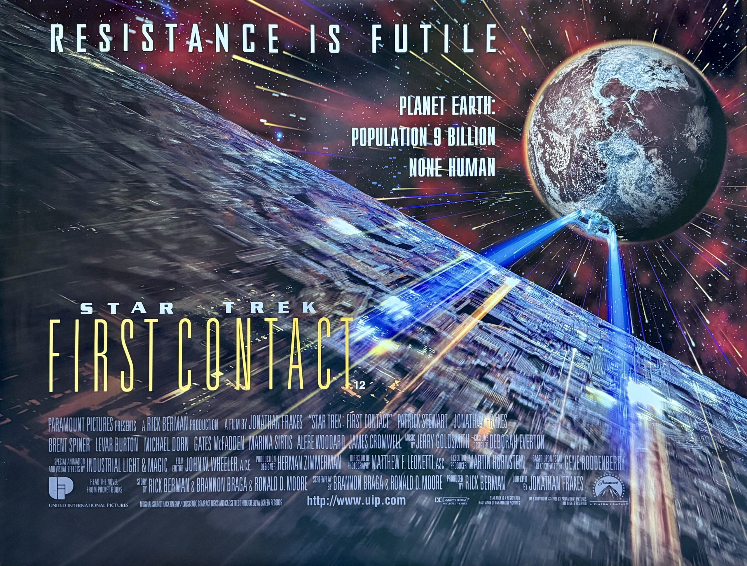 thumbnail image 2 of Star Trek First Contact Movie Poster – 11x17 – Reproduction – US Made 2 of 6