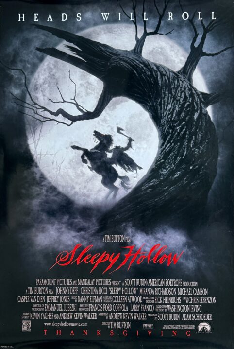 Sleepy Hollow Movie Poster - Tim Burton