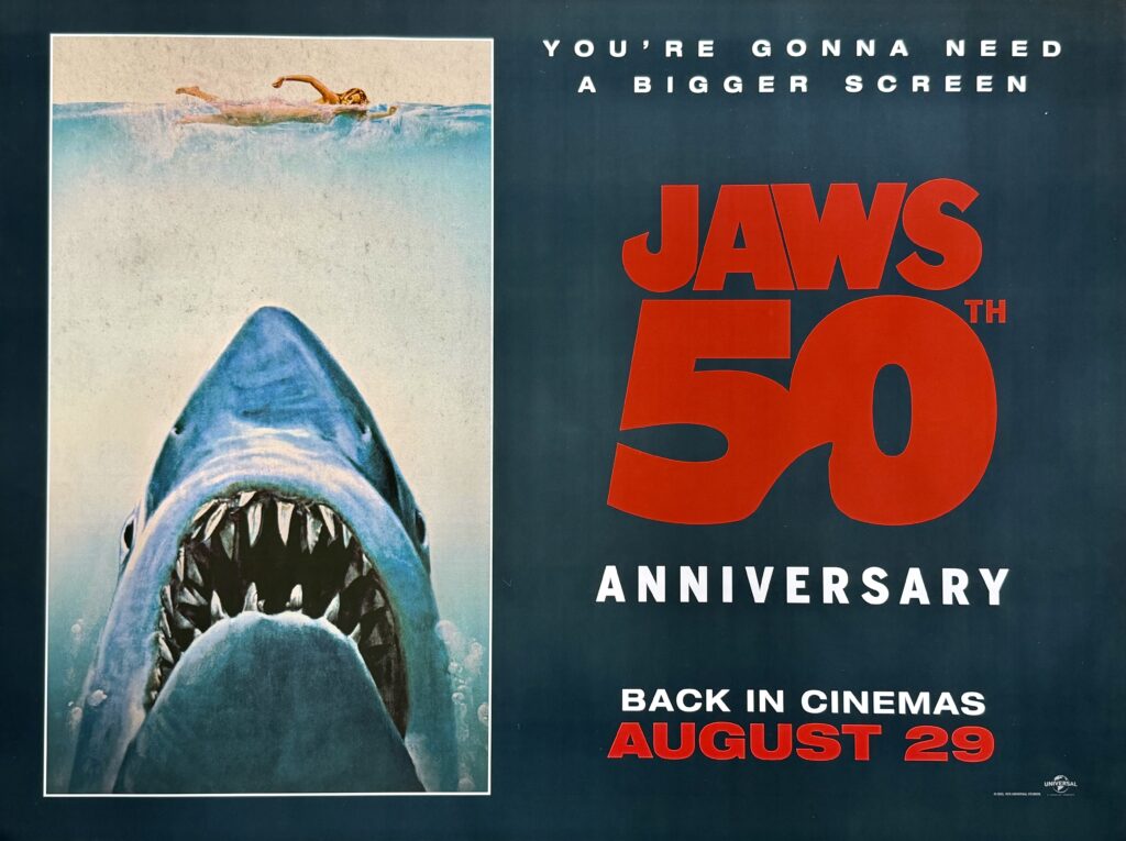 Jaws 50th Anniversary Movie Poster