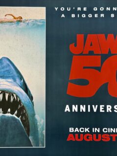 Jaws 50th Anniversary Movie Poster