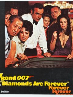 James Bond: Diamonds Are Forever Movie Poster