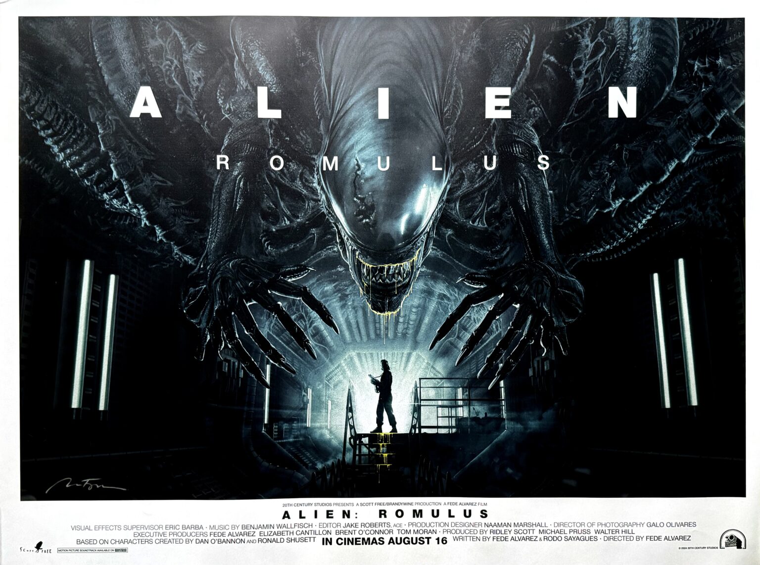 Original Alien: Romulus Movie Poster - Fede Alvarez - Horror
