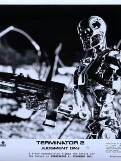 Original Terminator 2: Judgement Day Movie Poster - James Cameron - Arnold Schwarzenegger - Linda Hamilton - Skynet - T-800 - Action - Sci-Fi