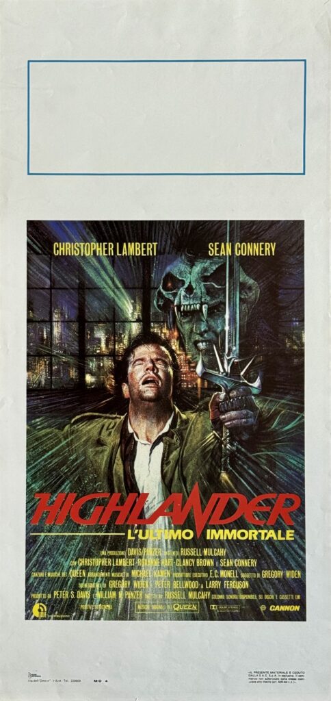 Highlander Movie Poster