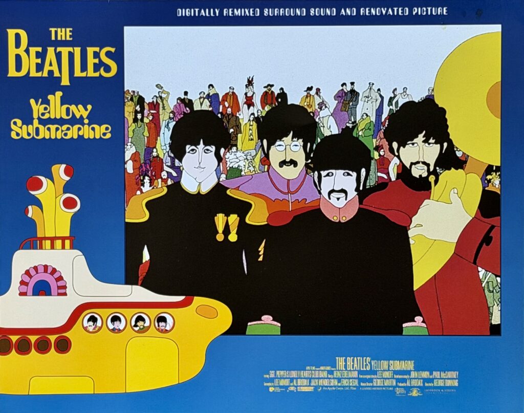 The Beatles Yellow Submarine Movie Poster