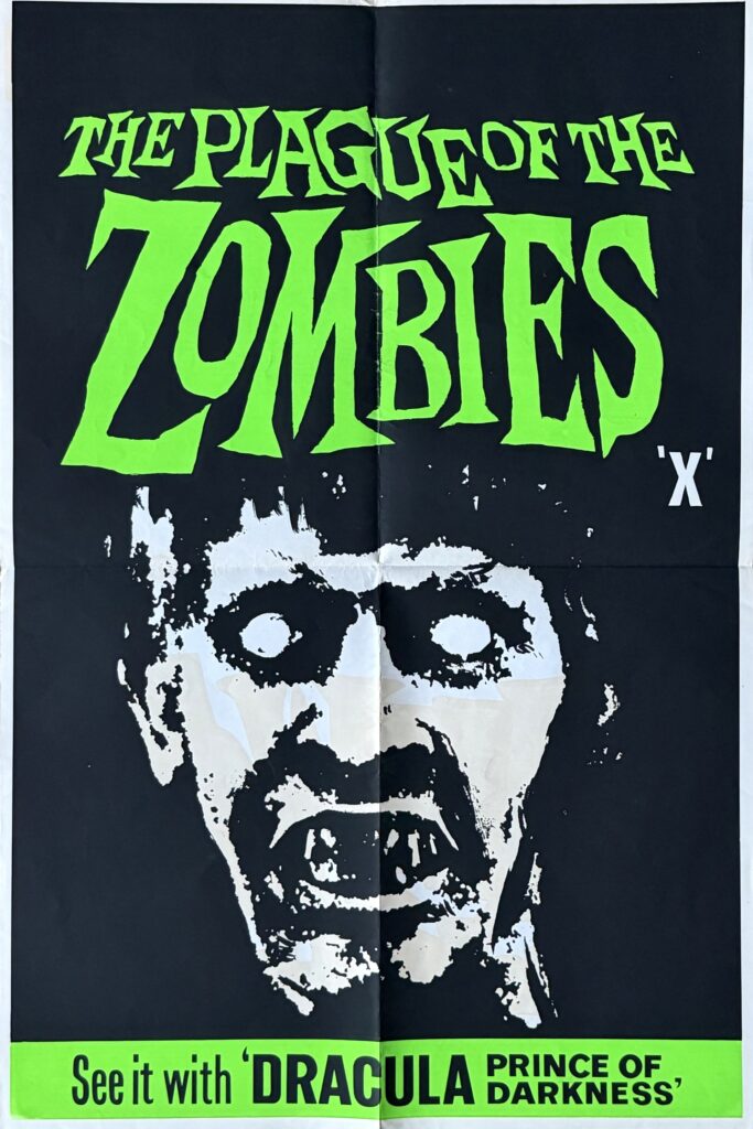 The Plague of the Zombies Movie Poster