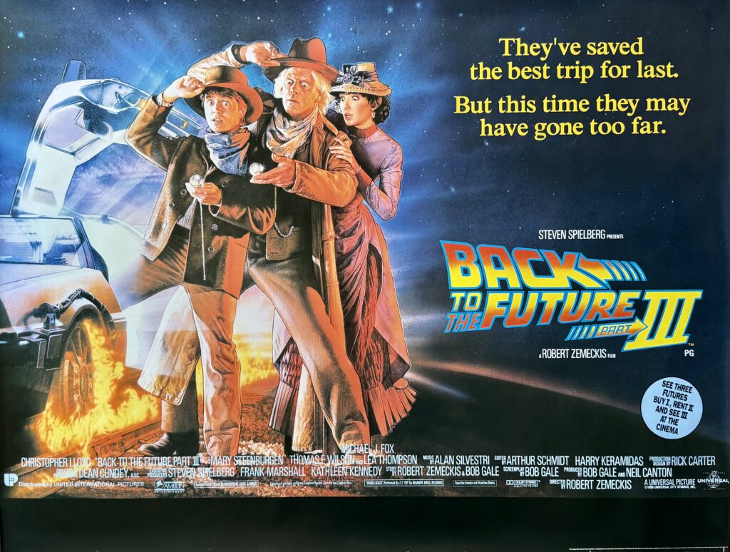 Back to the Future Part III Movie Poster